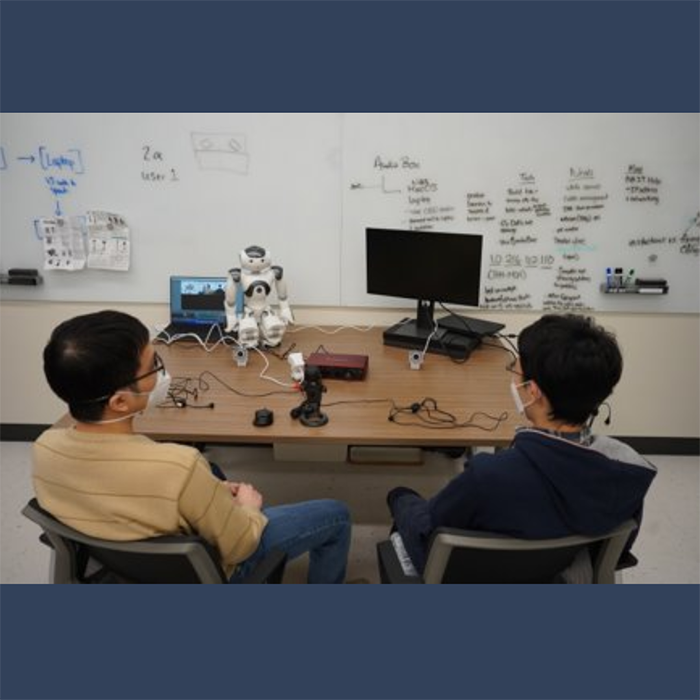 Collaborative Learning with Nao Robots in Middle School Math image